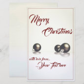 Drie kerstballen voor de lichte achtergrond (Voorkant / Achterkant)