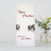 Drie kerstballen voor de lichte achtergrond (Staand voorkant)