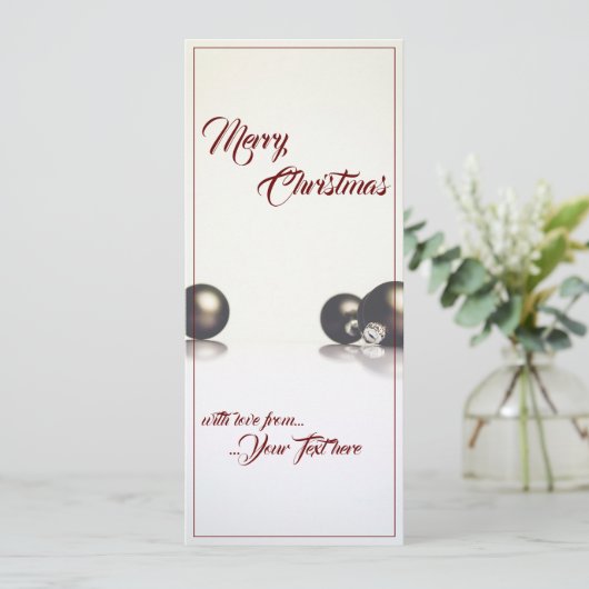 Drie kerstballen voor de lichte achtergrond (Staand voorkant)