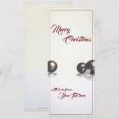 Drie kerstballen voor de lichte achtergrond (Voorkant / Achterkant)