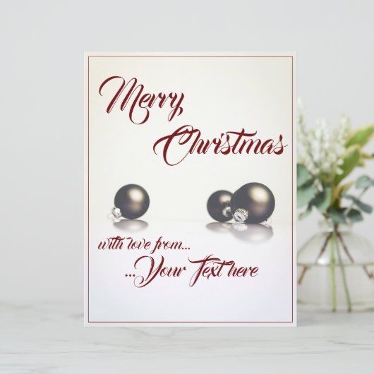 Drie kerstballen voor de lichte achtergrond (Staand voorkant)