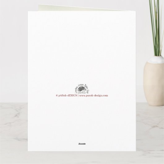 Drie kerstballen voor de lichte achtergrond kaart (Achterkant)