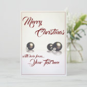 Drie kerstballen voor een lichte achtergrond (Staand voorkant)