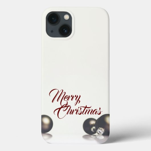 Drie kerstballen voor een lichte achtergrond Case-Mate iPhone case (Achterkant)