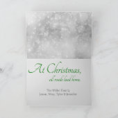 Drie kerstbomen kaart (Binnen)