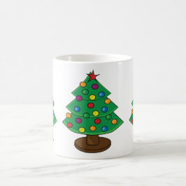 Drie kerstbomen koffiemok