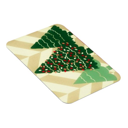Drie kerstbomen magneet (Rechterzijde)