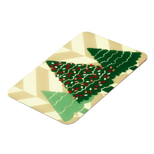 Drie kerstbomen magneet (Linkerzijde)