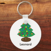 Drie kerstbomen sleutelhanger (Voorkant)