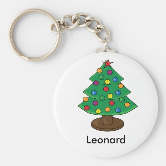 Drie kerstbomen sleutelhanger (Voorkant)