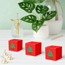 Drie kerstbomen van het Rand aan van Bedankdoosjes