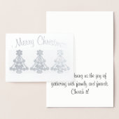 Drie kerstboomschetsen Sjabloon (Display)