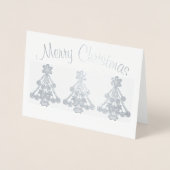 Drie kerstboomschetsen Sjabloon (Voorkant)