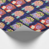 Drie kerstfeestdagen cadeaupapier (Hoek)