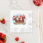 Drie kerstfeestdagen servet (Insitu)