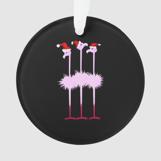 Drie kerstfeestjes ornament (voorkant)