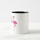 Drie kerstfeestjes tweekleurige koffiemok (Center)