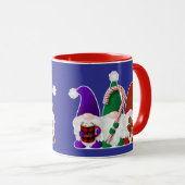 Drie kerstgnomen mok (Voorkant rechts)