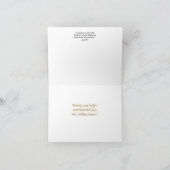 Drie kerstkaarskaartjes feestdagen kaart (Binnen)