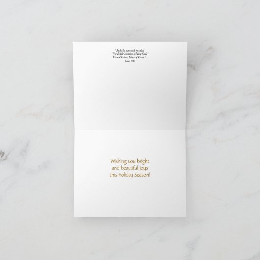 Drie kerstkaarskaartjes feestdagen kaart (Binnen)