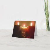 Drie kerstkaarskaartjes feestdagen kaart (Voorkant)