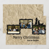 Drie kerstkaarten voor drieduizend ritse fotografi feestdagenkaart (Voorkant / Achterkant)
