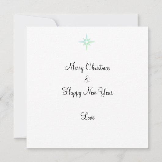 Drie Kerstkabouters kaart (Achterkant)