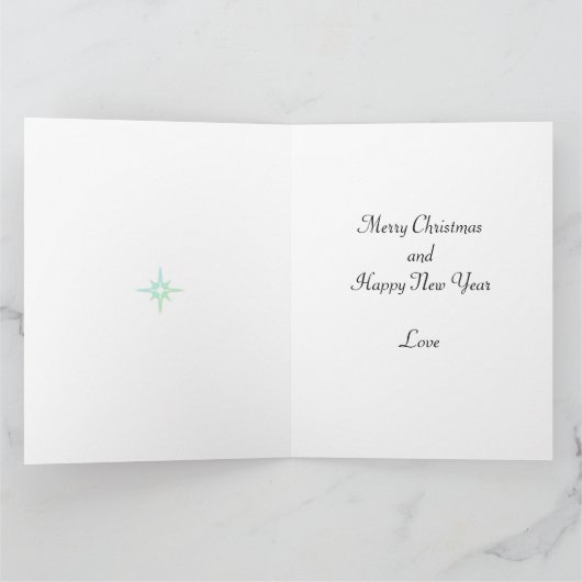 Drie Kerstkabouters Kaart (Binnen)