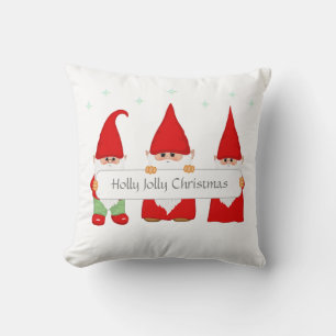 Drie Kerstkabouters Worpkussen Kussen