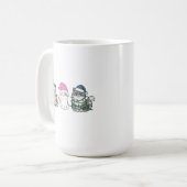 Drie Kerstkatten Koffiemok (Voorkant links)