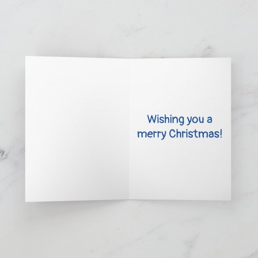 Drie kerstkerst met Snowmen Kaart (Binnen)