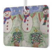 Drie kerstmannen Air Freshener Luchtverfrisser (Links)