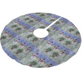 Drie kerstmannen kerstboom rok (Gekanteld)