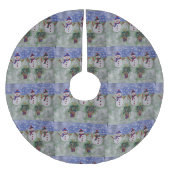 Drie kerstmannen kerstboom rok (Voorkant)