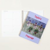 Drie kerstmannen planner (Display)