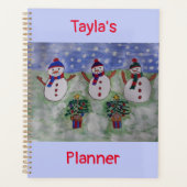Drie kerstmannen planner (Voorkant)