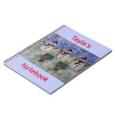 Drie kerstmannen Spiral Notitieboek (Linkerzijde)