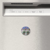 Drie kerstsnowmen Magnet (Insitu (Vaatwasser))