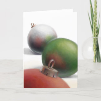 Drie kerstversieringen 2 - Wenskaart Bedankkaart