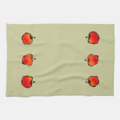 Drie keukenhanddoeken voor appels (Horizontaal)