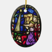 Drie kg na de ster keramisch ornament (Voorkant)