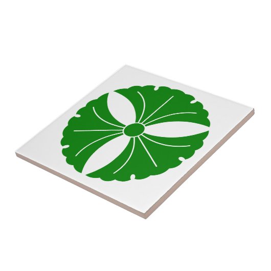 Drie kieuwbladeren tegeltje (Zijkant)