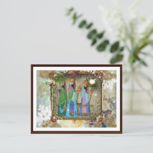 Drie kilo Orient Kerstmis Briefkaart (Staand voorkant)