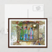 Drie kilo Orient Kerstmis Briefkaart (Voorkant / Achterkant)