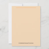 Drie kimono-geklede vrouwen op een notendop, blanc bedankkaart (Achterkant)