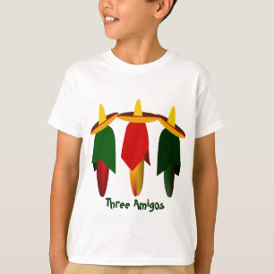Drie Kinder T-shirt van Amigo Hot Peppers