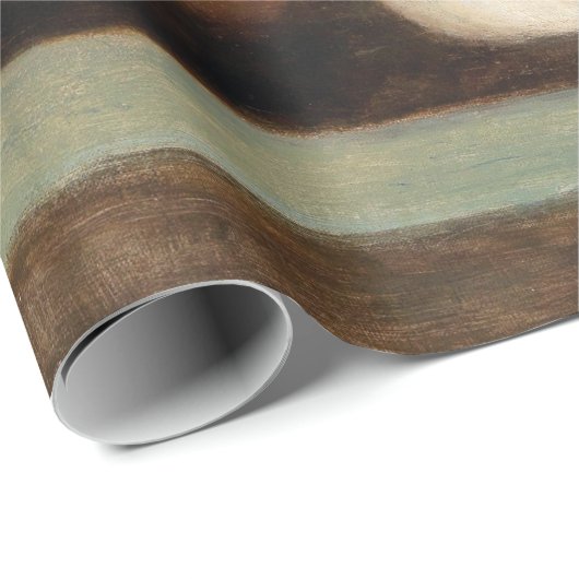 Drie kinderen aan het raam cadeaupapier (Rol Hoek)