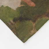 Drie kinderen aan het raam fleece deken (Hoek)