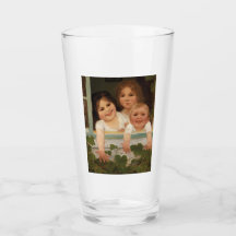 Drie kinderen aan het raam