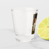 Drie kinderen aan het raam shot glas (Links)